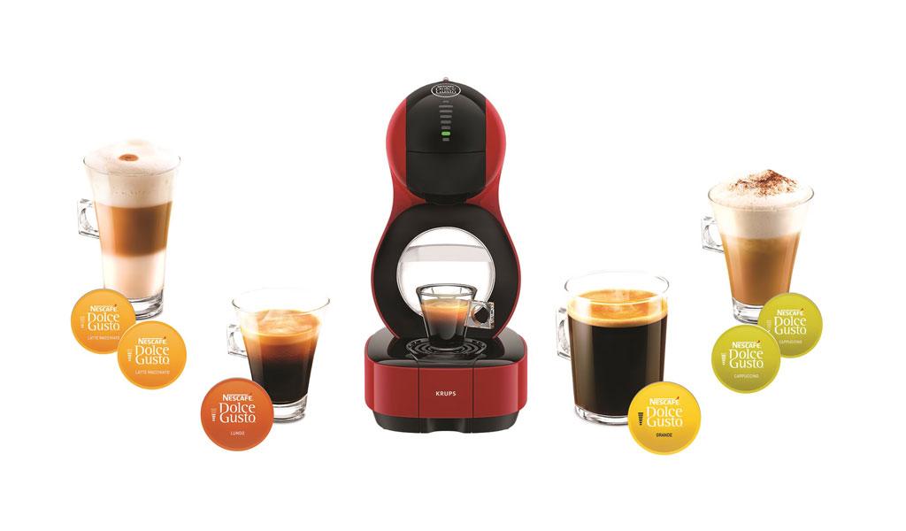 Dolce Gusto automatische koffiemachine (rood of wit)