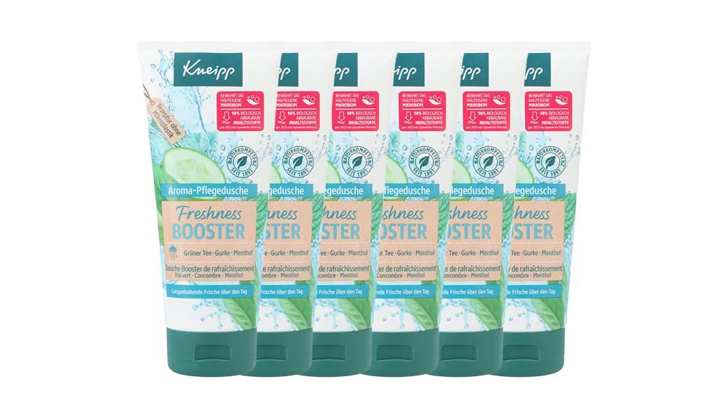 6 tubes Kneipp Shower Gel Freshness Booster