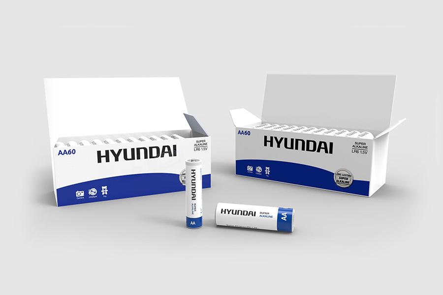Hyundai oplaadbare batterijen (keuze uit AA of AAA)