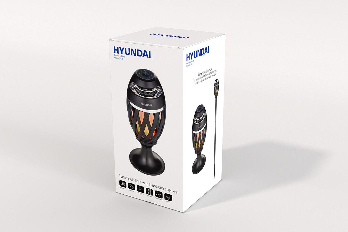 Hyundai ledlamp met bluetooth-speaker (5 W)