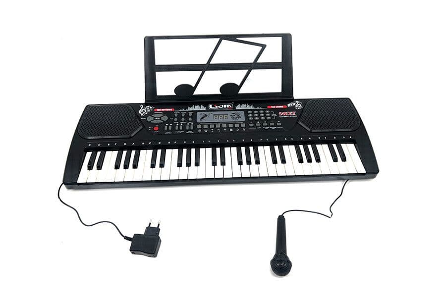 Elektronisch keyboard met microfoon