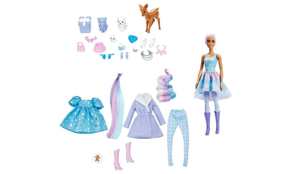 Barbie adventskalender (1 Barbie + 25 verrassingen)