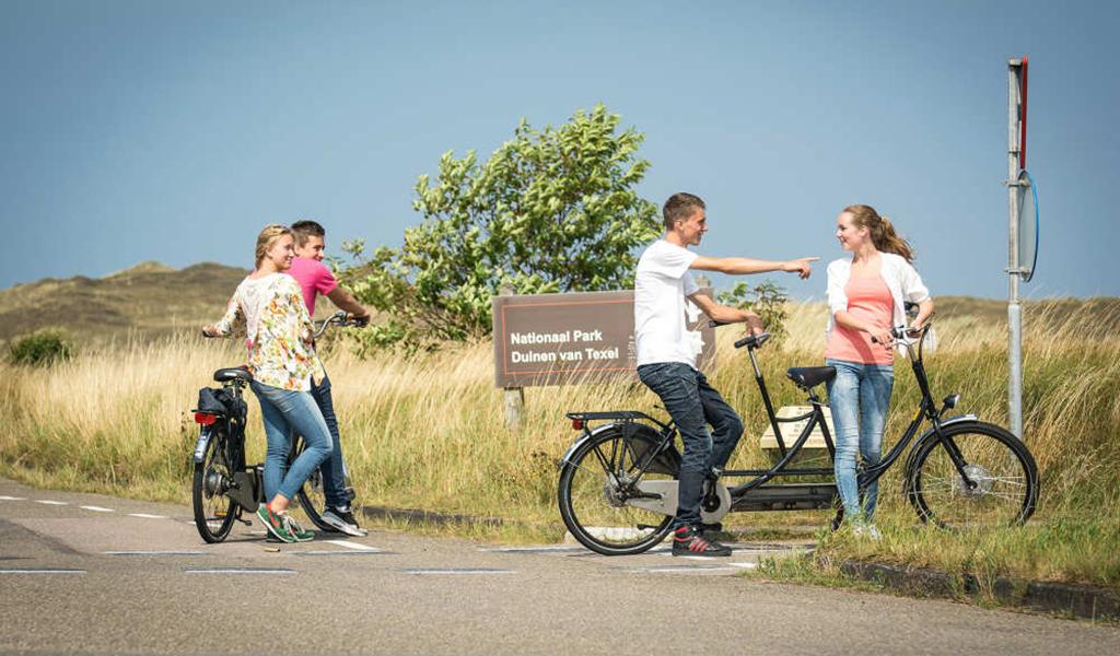 Interactieve fietsspeurtocht op Texel