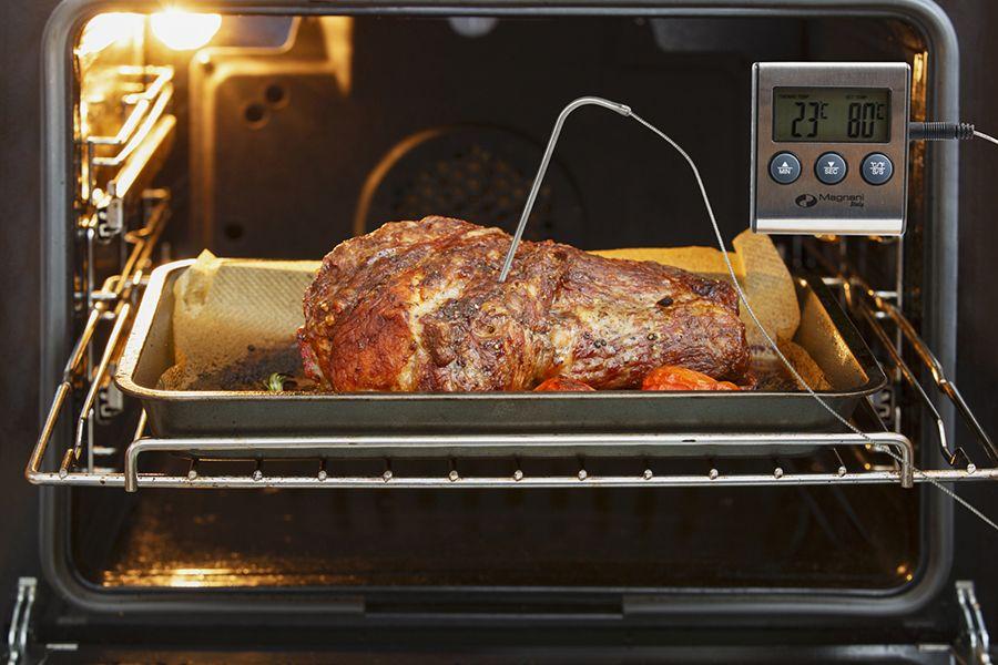 Vleesthermometer met digitale timer van Magnani