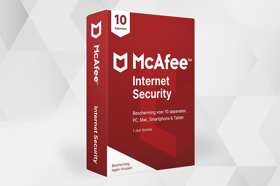 Internet security box McAfee