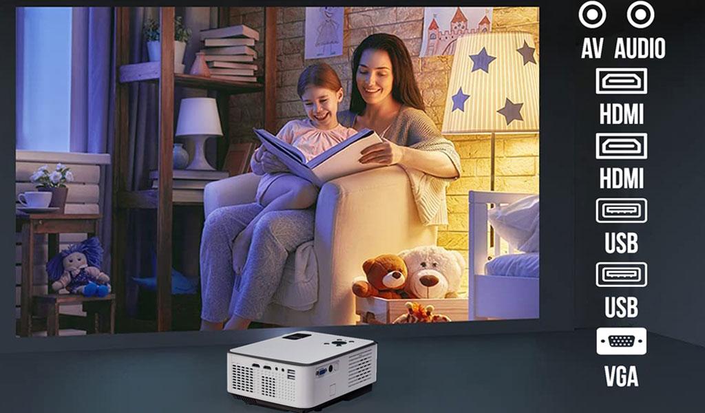 Strex beamer mini-projector met wifi (7.000 lumen)