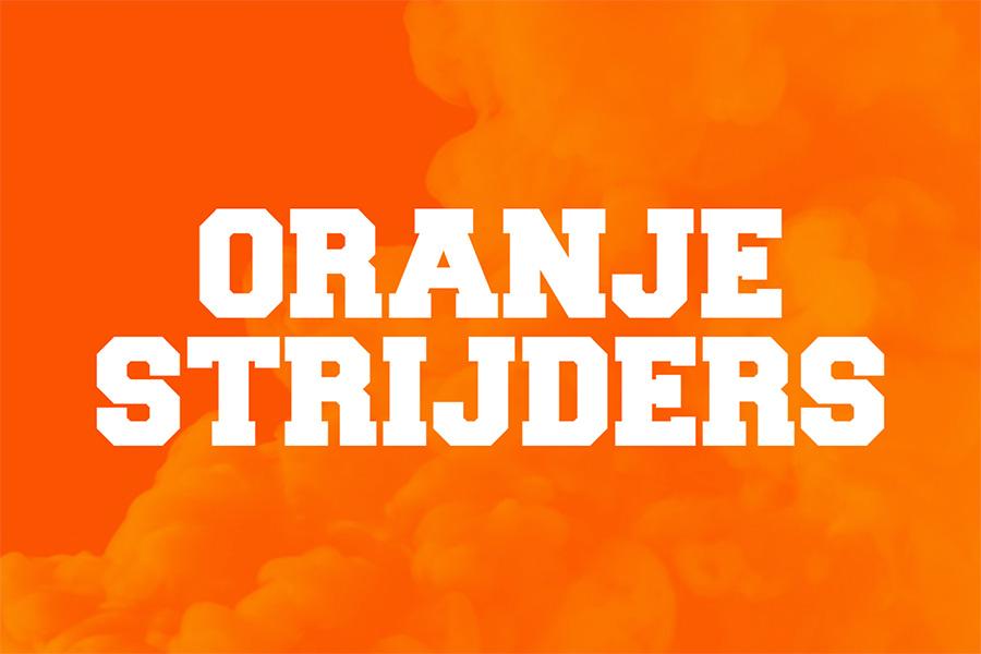 Oranje Strijders in Jaarbeurs Utrecht: WK-wedstrijd Nederland - Amerika