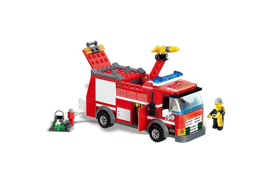4-in-1 Blocki brandweer bouwset