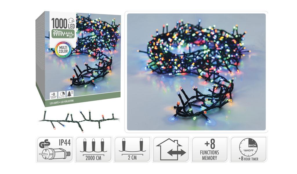 Microcluster kerstlampjes 20 m