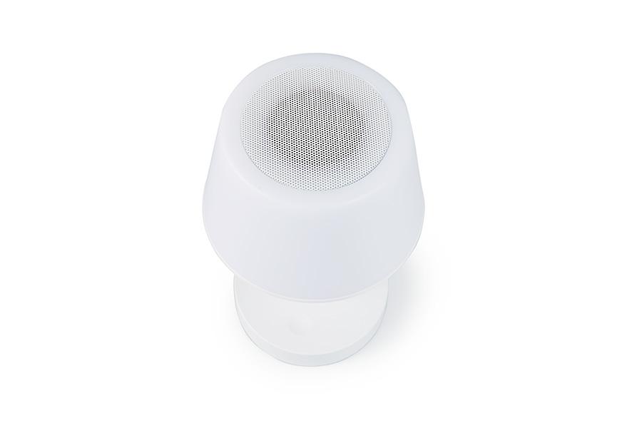 Ledlamp met bluetooth-speaker