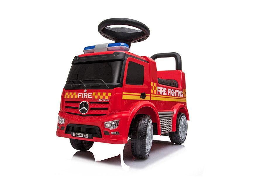 rode speelgoed brandweerwagen loopauto